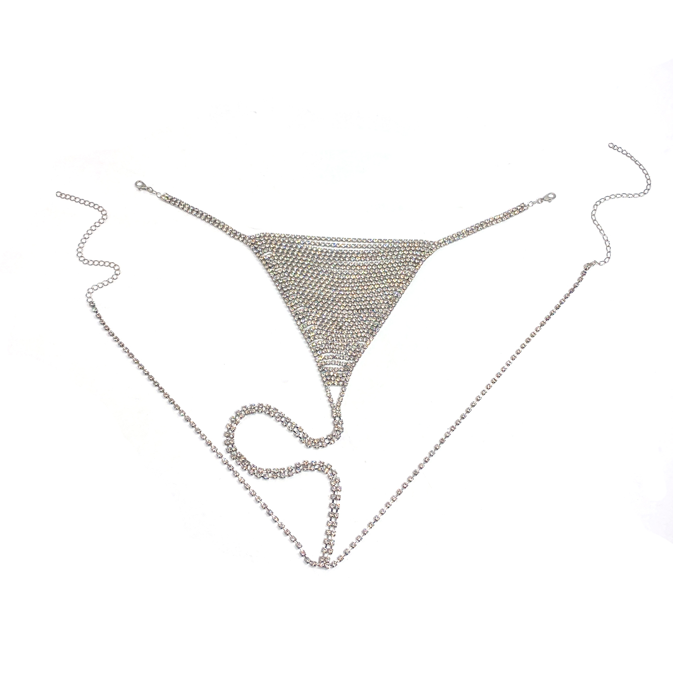 Sexy privé strass dames G-stri - Body Jewelry Rhinestone recensie en prijs