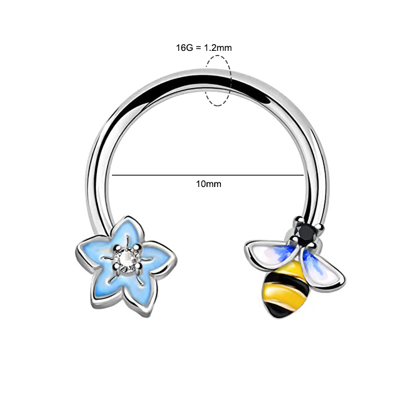 16G Septum Ring Daith Piercing - Body Jewelry And Earrings recensie en prijs