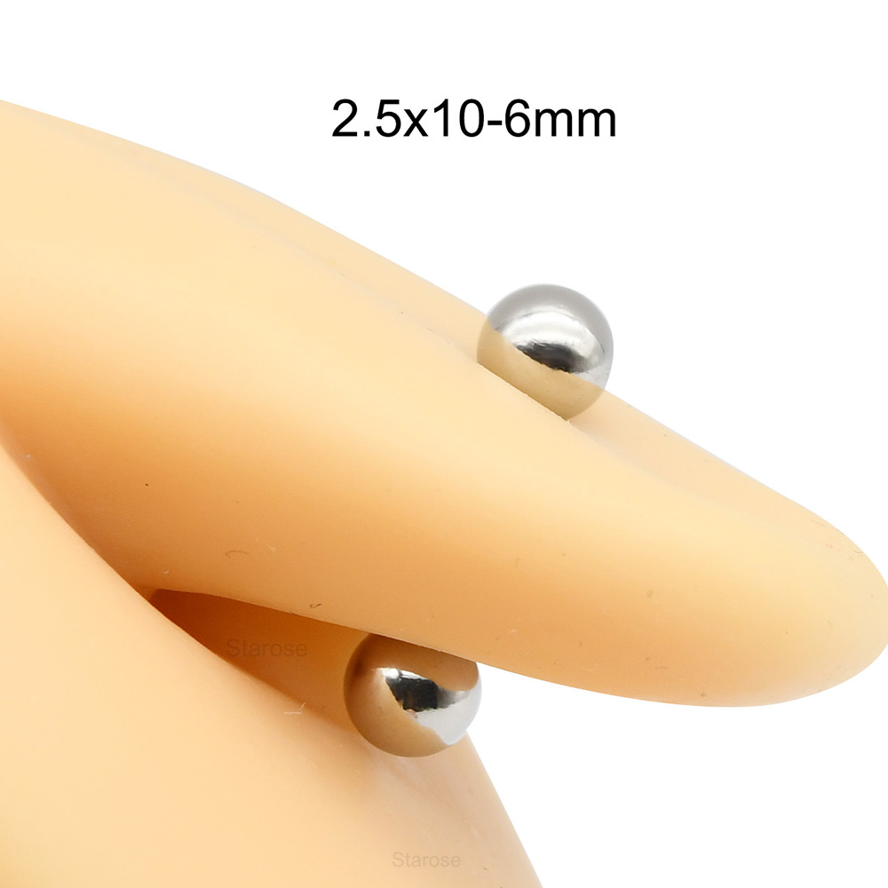 1Pc 12G-00G Rvs Rechte Barbell - Body Jewelry Gauges recensie en prijs