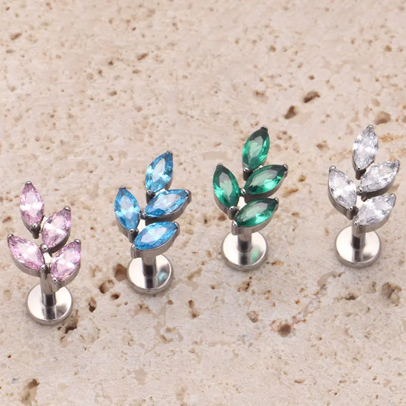 G23 Titanium Gem CZ Oor Conch  - Zoor Body Jewelry recensie en prijs
