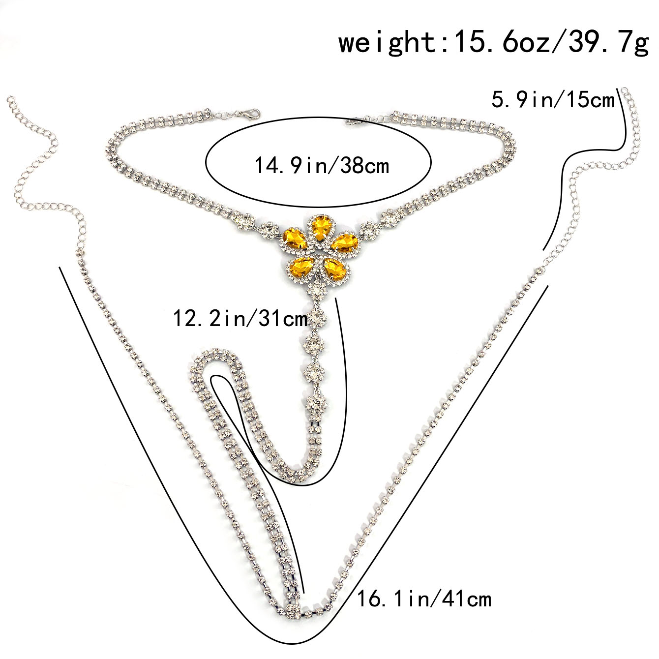1Pc Bloemvormige Sexy Strass S - Body Jewelry Rhinestone recensie en prijs