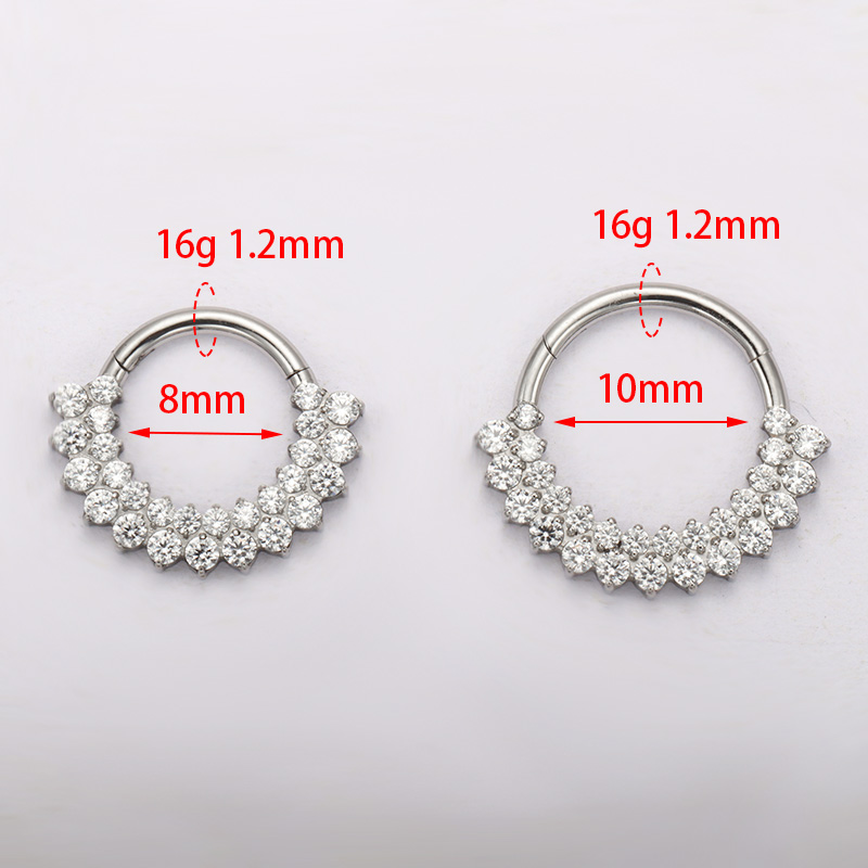 ASTM F136 Titanium Clicker Sep - Zoor Body Jewelry recensie en prijs