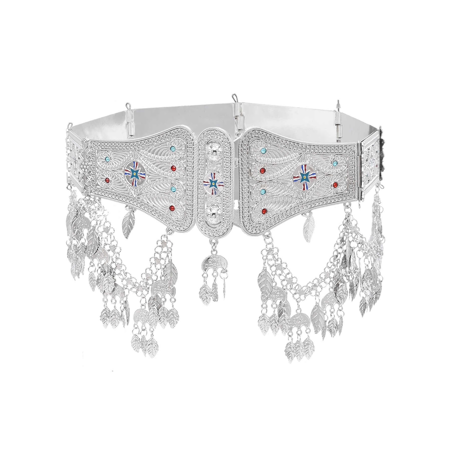 Verzilverd Marokkaanse Caftan  - Body Jewelry Indian recensie en prijs