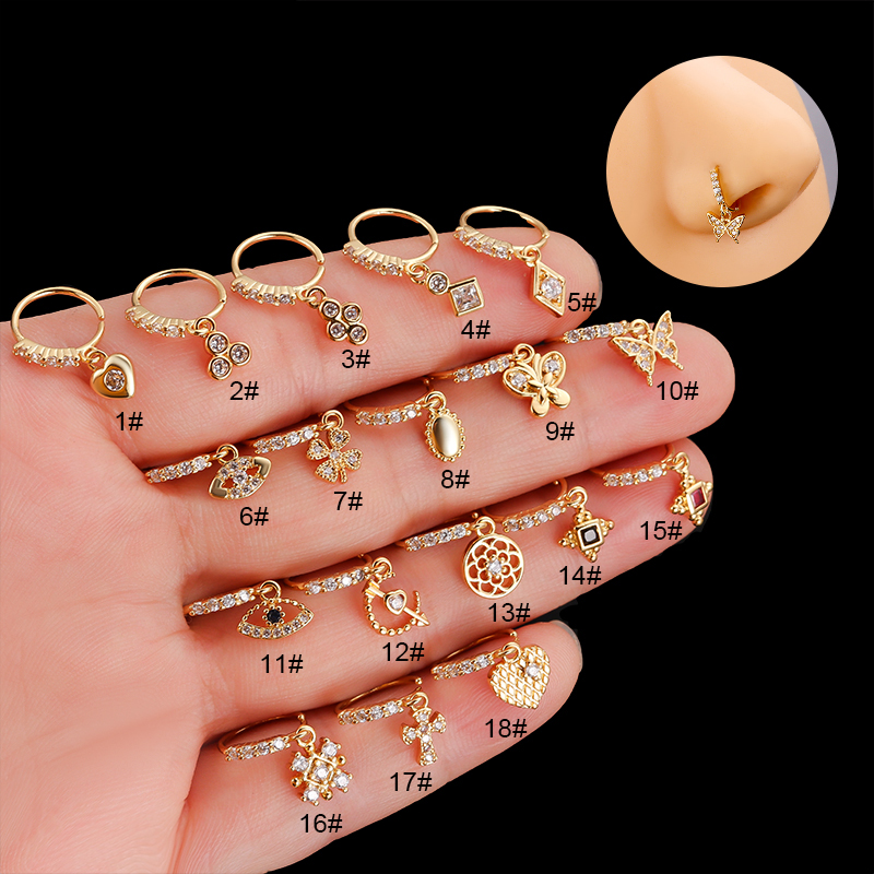 Roestvrij stalen neusring met  - Body Jewelry Indian recensie en prijs