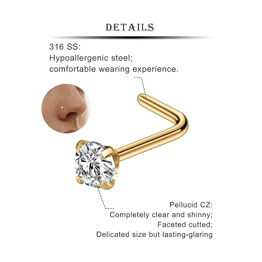 12-delige volledige set 316L h - Body Jewelry Hypoallergenic recensie en prijs
