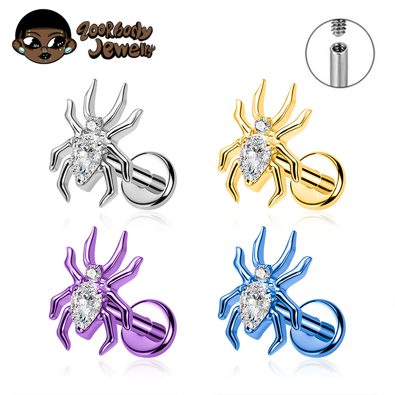 ASTM F136 Titanium 16G 18G Spi - Zoor Body Jewelry recensie en prijs